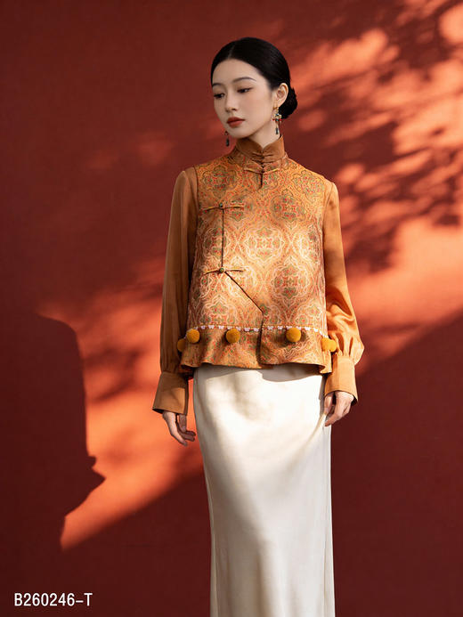 B260246-T宋锦马甲 商品图1