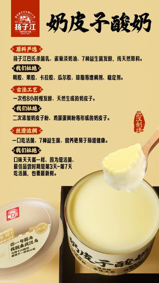 奶皮子酸奶　135克/盒　 武汉市内整件配送上门 商品图3