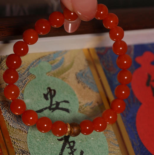 南红玛瑙手串 7-8mm 新年氛围感 商品图1
