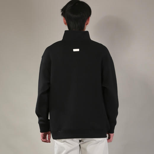 DRONKOO 2026 立领半拉链前中毛毡字母中厚卫衣 商品图4