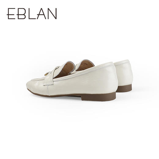 【上新】伊伴2026春季舒适超软羊皮复古显贵薄底便士乐福鞋B26169702 商品图3