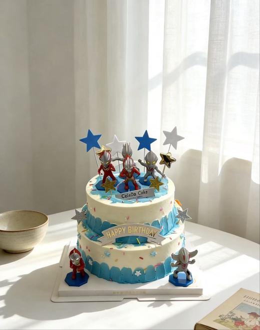 【优品系列】---【奥特曼】儿童蛋糕 商品图3