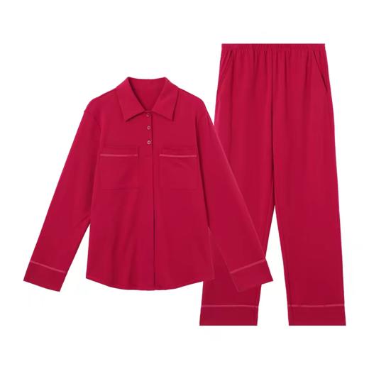 【3F】安莉芳红色简约睡衣套装 商品图0