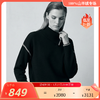 【咕咕同款】KINGDEER/KD秋冬新款女式翻领长袖羊绒衫 约390g L805690经典基本款/气质款/100%山羊绒鹿王 商品缩略图1