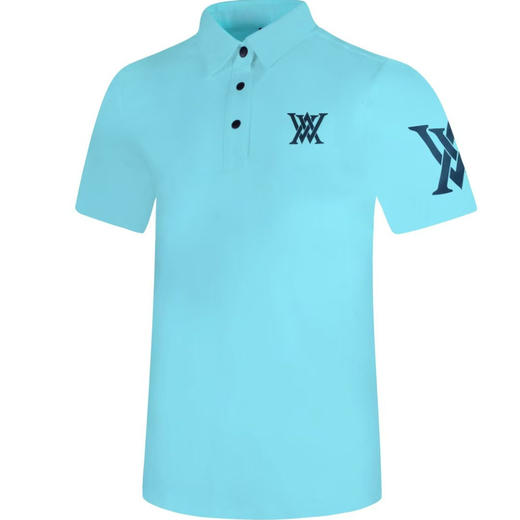 韩国原单ANEW高尔夫服装男士短袖T恤运动高端透气时尚修身速干衣 商品图2