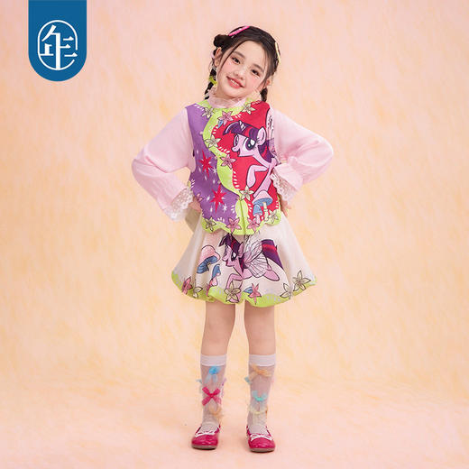 小马宝莉联名年衣童装马甲2026春季新款女孩小马宝莉马甲N1261007A05 商品图6