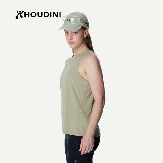 HOUDINI胡丁尼 Pace Air Tank空速女户外26夏新跑步健身无袖背心 840067 商品图5