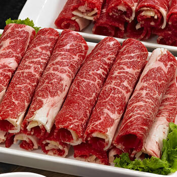 游牧御品 谷饲原切肥牛卷1斤 生鲜牛肉 牛肉卷 火锅食材 /生鲜 /猪牛羊肉 /牛肉 商品图3