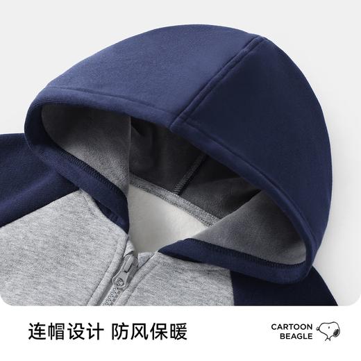 【90-130】【加绒】【史努比】男童冬款加绒连帽外套 商品图7