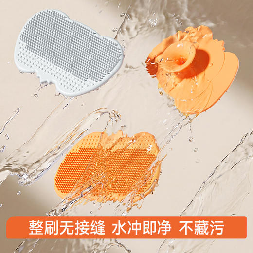 【春日趣玩FUN】曼龙mloong宝宝洗澡洗头神器新生儿搓澡洗头去垢刷 商品图1