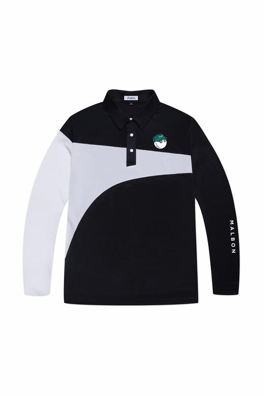 高尔夫服装男2025秋冬新款户外运动翻领长袖透气速干时尚高端订制 商品图0