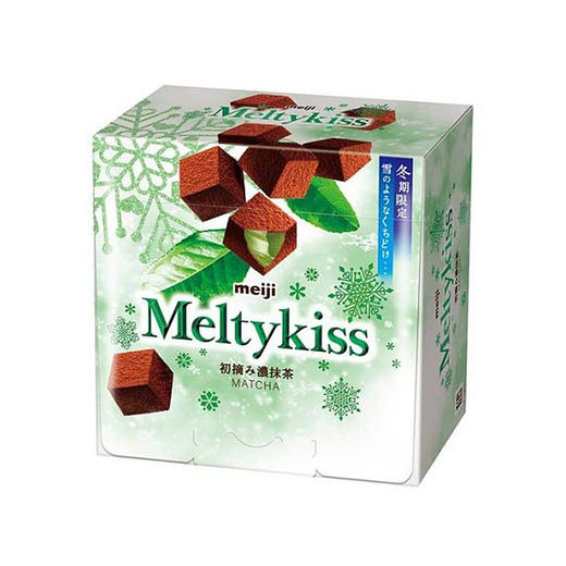 【预售7天】日本进口Meiji明治雪吻巧克力冬季限定礼盒装牛奶草莓夹心抹茶味 商品图4