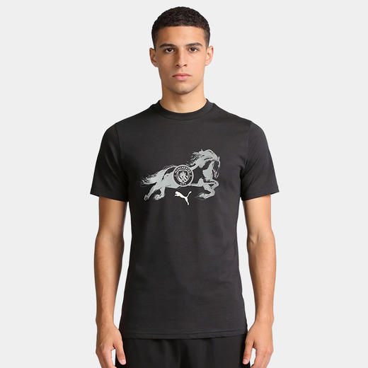 小李子PUMA彪马曼城马年限定运动训练文化短袖成人男785918 03 商品图2