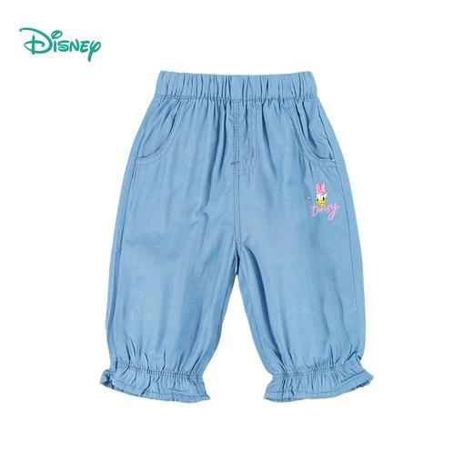 迪士尼飞幻游记女童牛仔七分牛仔裤222DK0285 商品图6