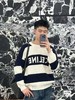 .清仓CELINE/赛琳 24秋冬新款明星同款字母提花条纹圆领毛衣、男女同款！！！条纹毛衣 商品缩略图4