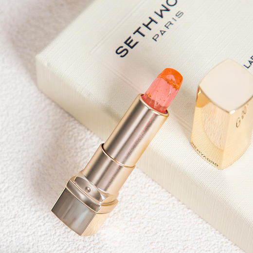 速抢！停产清仓大捡漏！超值2支装！华熙生物旗下！润熙泉 金箔PH值变色唇膏 滋润 修护 提气色3.5g/支 商品图4