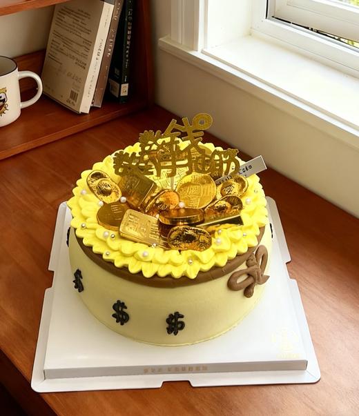 【优品系列】---【聚宝盆】送长辈、爸爸、爷爷生日蛋糕 商品图2