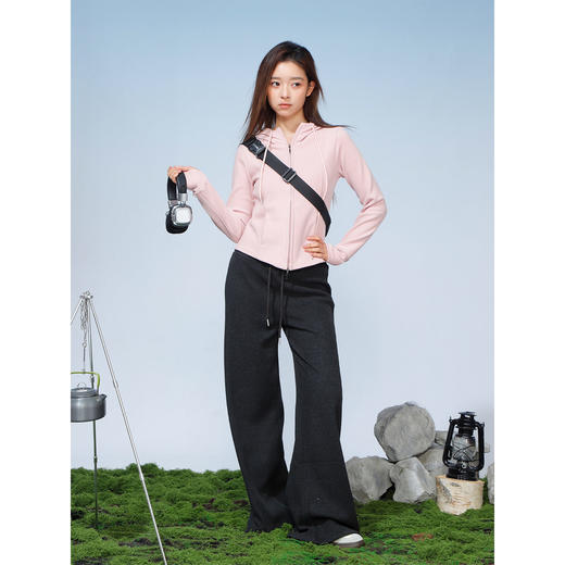 高腰阔腿基本款直筒裤女款裤子-纪念日百货门店同款168743078 商品图3