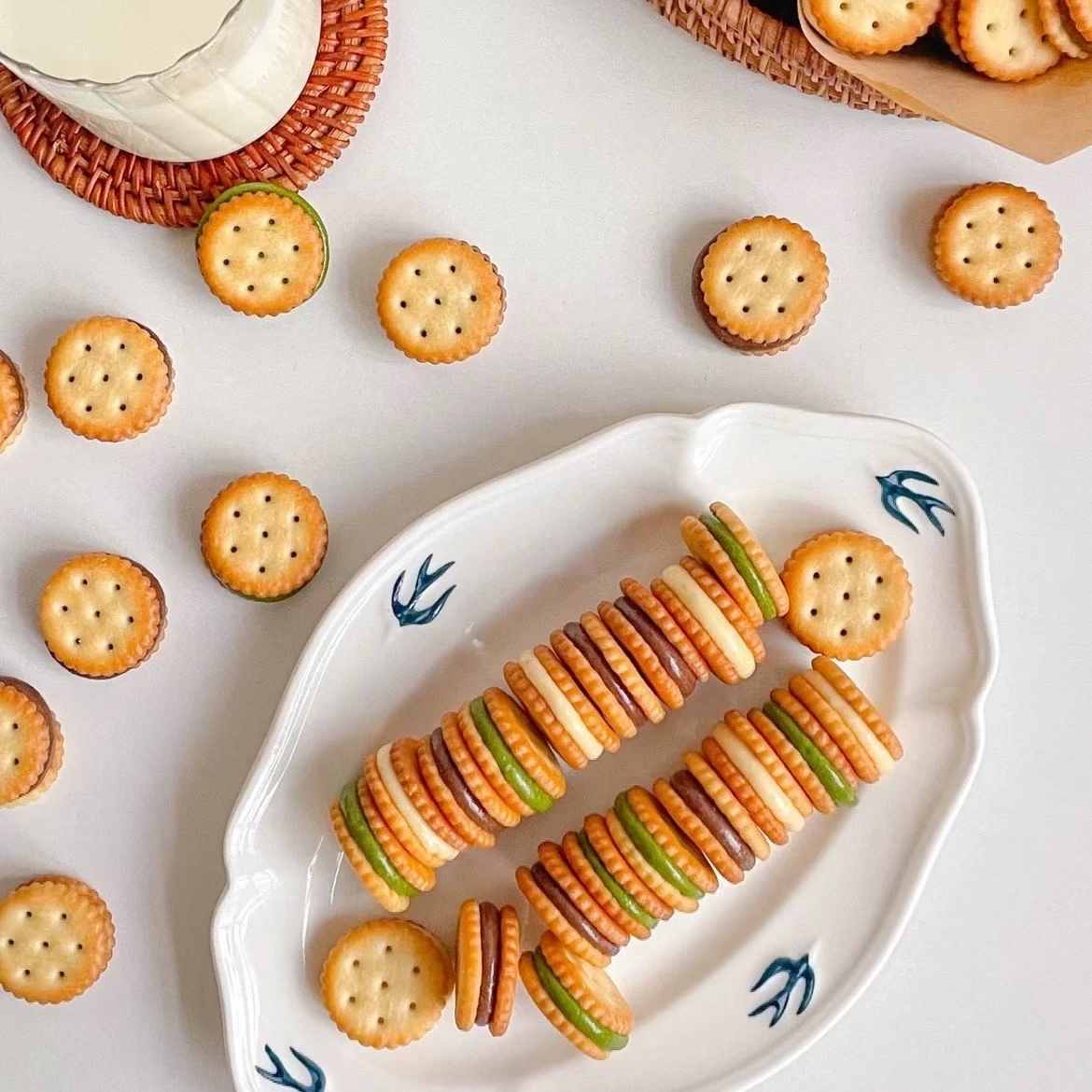 狮子家-三色纽扣饼干礼盒 送礼必备 下午茶 朋友聚会 进口材料