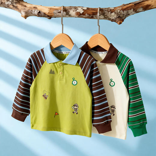 贝贝怡男童长袖T恤ZB1FS002 商品图5