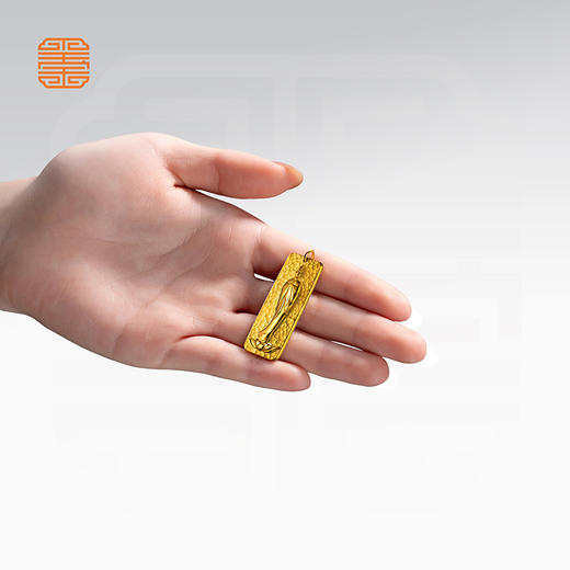 玺匠金铺《云影》足金9999 黄金吊坠挂件礼物 商品图5