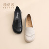 信诺中老年妈妈鞋真皮软底平底单鞋女一脚蹬奶奶皮鞋2026春季新款X6C150-32 商品缩略图2