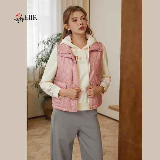 司歌连帽卫衣立体绣上衣长袖休闲T921260Y 商品图4