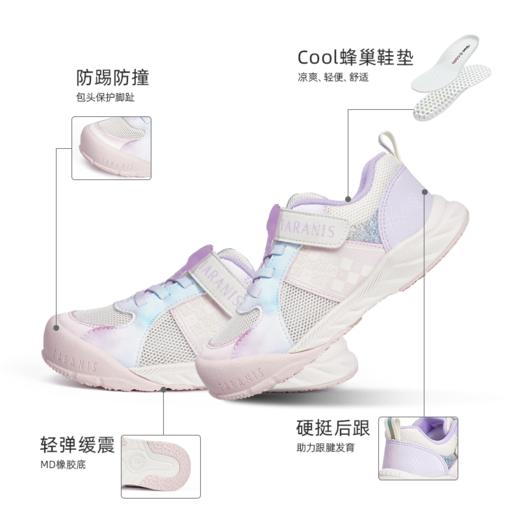 泰兰尼斯春款小童段清爽透气百搭运动鞋T01X4A3971 商品图1
