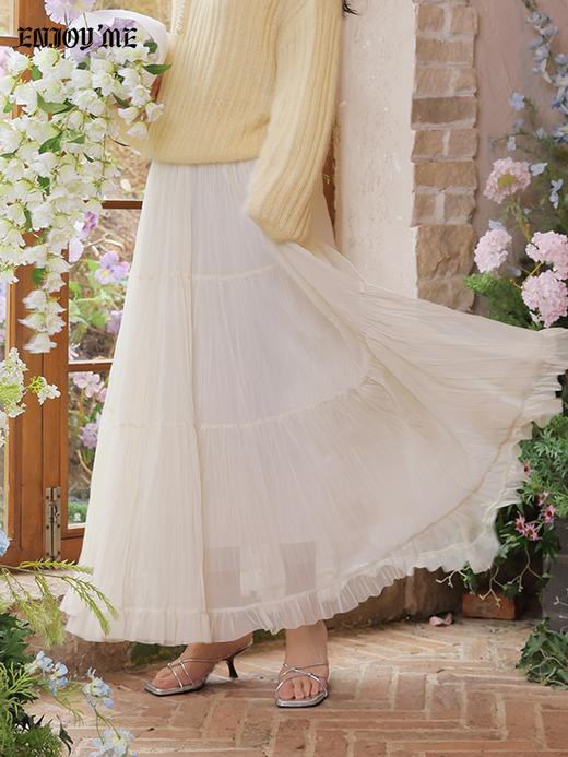 【门店同款】ENJOY春季法式肌理感仙女裙 169146937 商品图1