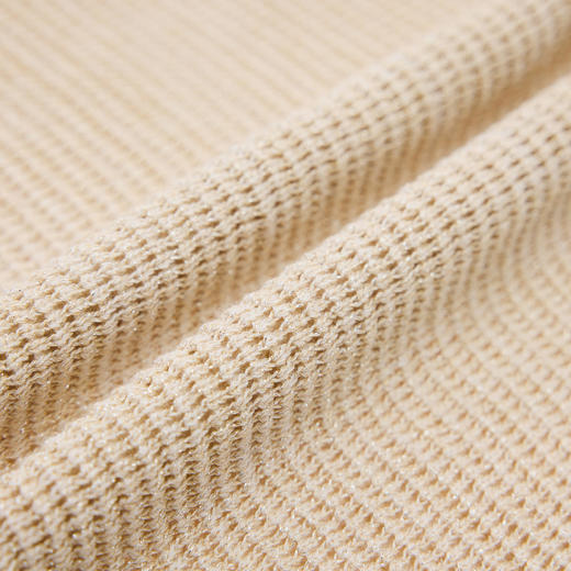 商场同款PURE TOUCH女装26春夏新款无袖T恤圆领针织细闪短袖上衣 商品图2