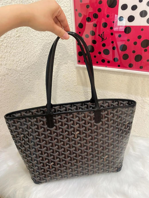 戈雅 Artois 老花 黑色 单肩包 商品图1