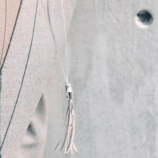 【N24038-s】alodia.co 冰瀑银河流苏毛衣链长项链 老钱风贵气清冷高级感长期主义百搭RJ136 商品图5