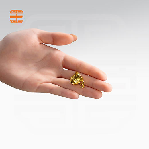 玺匠金铺《一辈子》足金9999 杯子黄金吊坠挂件生日礼物 商品图6