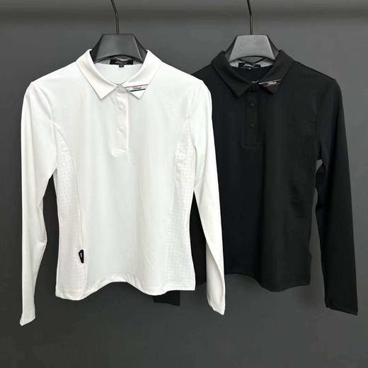 高尔夫服装秋冬季女士T恤长袖时尚速干简约户外运动舒适透气个性 商品图0