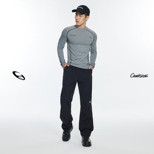 OMG运动 户外裤子男春秋季防泼水运动裤防风裤子登山直筒宽松轻量 商品图1