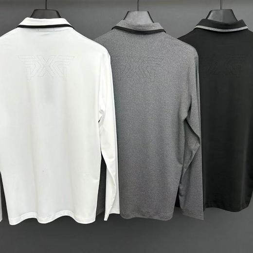高尔夫服装新款男士秋季长袖速干衣时尚修身简约休闲户外运动球衣 商品图3