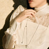 【新年礼物】alodia.co 品牌直发 冰眸白水晶银珠毛衣链可抽拉多戴项链 高级感长期主义百搭 商品缩略图3