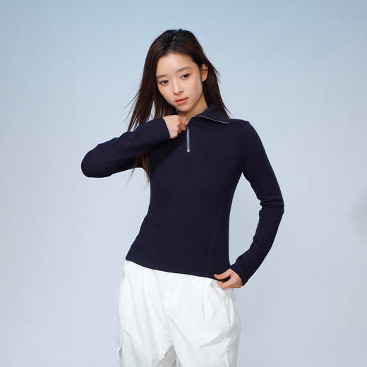 基本款简约百搭长袖T恤-纪念日百货门店同款168743342 商品图2