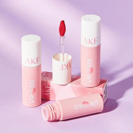 春节不打烊【情人节送礼❗️浪漫氛围感满满】AKF唇釉唇泥口红雾面唇釉唇油唇泥雾面提亮不易沾杯 商品图2