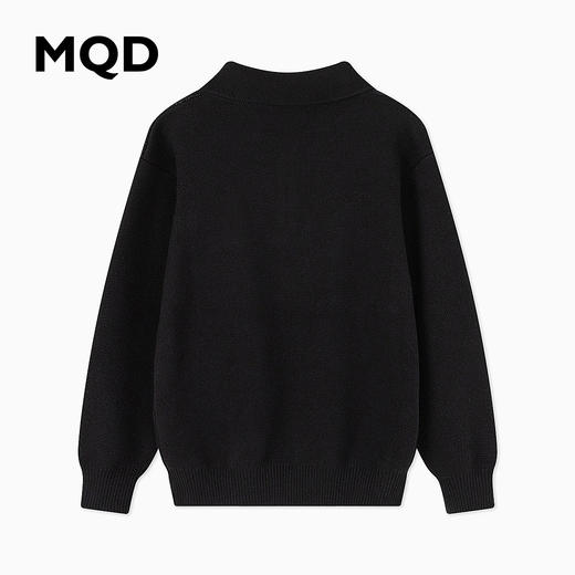 【秒2】【MQD】【专柜同款】童装男童毛衣秋冬复古翻领儿童针织衫 商品图2
