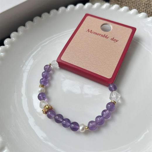韩系紫色气质手串-纪念日百货门店同款169150590 商品图1