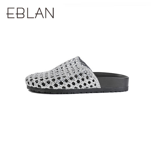 【上新】伊伴2026夏季随性波嬉风编织网面勃肯鞋B26203203 商品图1