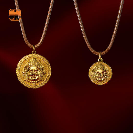 玺匠金铺《黄财神吊坠》足金9999 黄金吊坠挂件礼物 商品图0