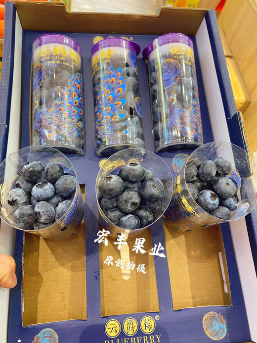 【宏丰精选】云南花香蓝莓，果粉足，口感纯甜，活动价39.8一桶 商品图0
