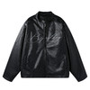 BJHG不计后果皮衣外套男款痞帅高级感春季潮机车服立领夹克女 商品缩略图4