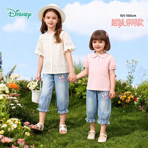 迪士尼女童牛仔七分裤XD2EK008 商品图3