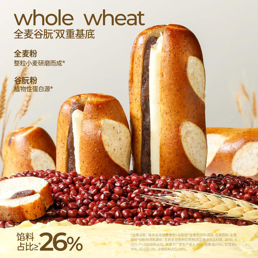 短保面包·新鲜预定10天发货！【私域专属】不添加白砂糖！哥本黄油红豆碱水墩墩 绵密红豆沙夹心 多重口感与美味 商品图1