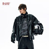 BJHG不计后果皮衣外套男款痞帅高级感春季潮机车服立领夹克女 商品缩略图1