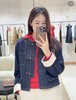 一店k 牛仔遇见盘扣，国风DNA动了！小个子天菜！26年早春中式圆领短款盘扣牛仔外套！可飒可雅太戳我了！ 商品缩略图7