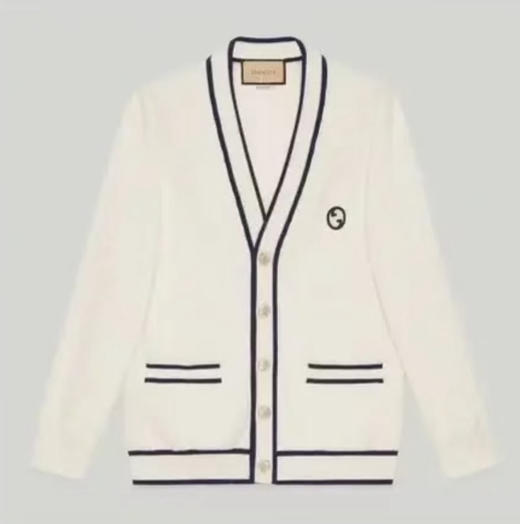 【特价】GG-S 贴饰奶白色开衫 商品图0